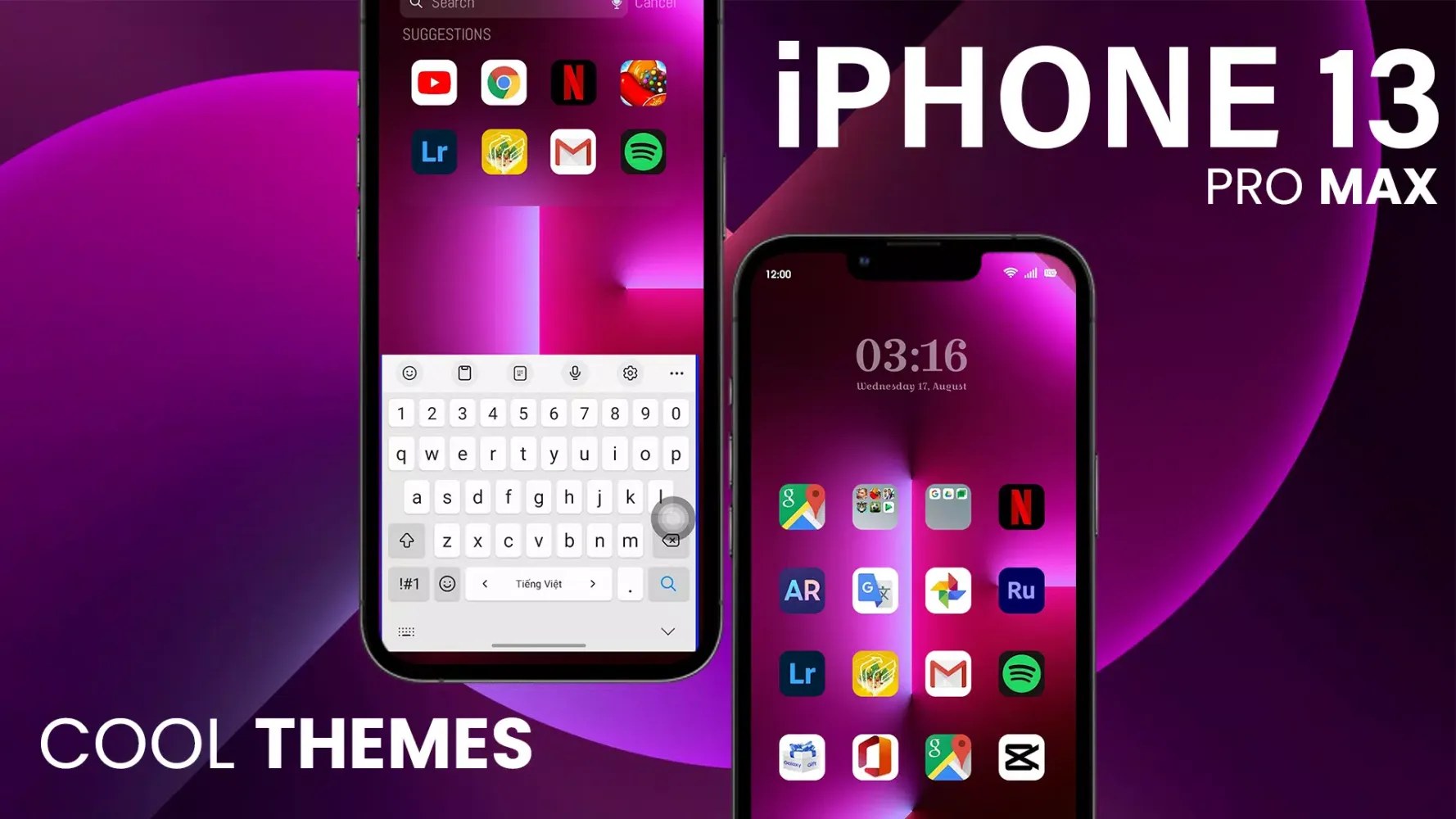 iPhone 13 Pro Max Launcher Screenshots