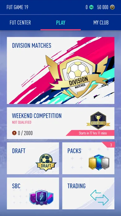 FUT Game 19 - Draft and Packs स्क्रीनशॉट