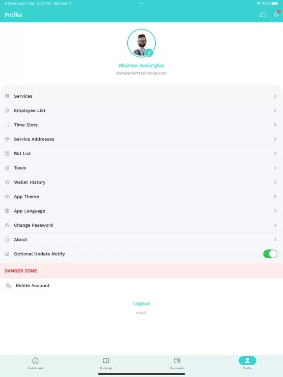 Captures d'écran de Smartstylin Clap Provider iPad 