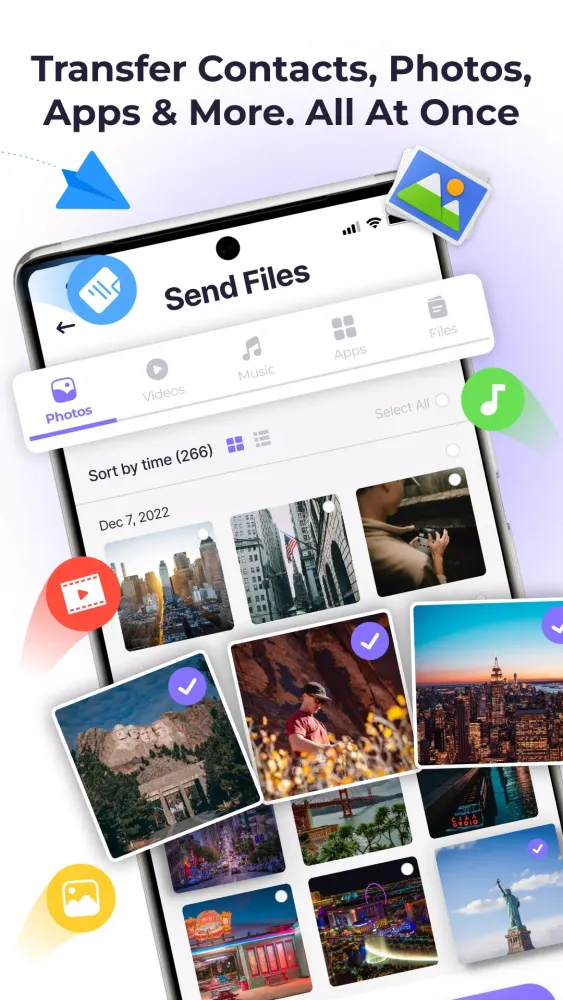 Switch Mobile, Data Transfer Screenshots