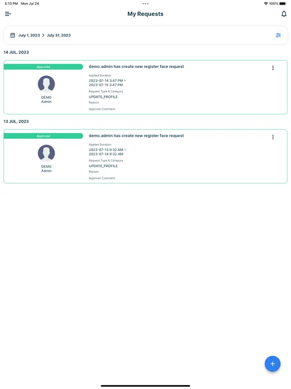 FaceXpress iPad  Screenshots