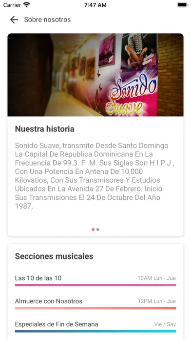 Sonido Suave Screenshots