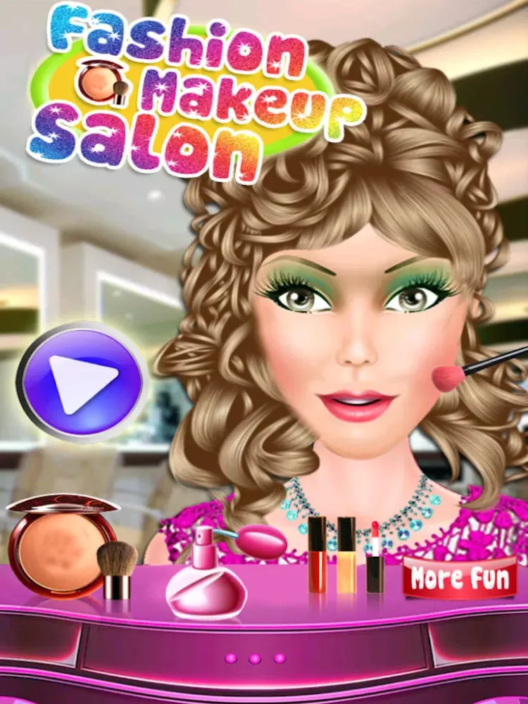 Fashion Makeup Salon - beautiful celebrity games iPad  Ekran Görüntüleri
