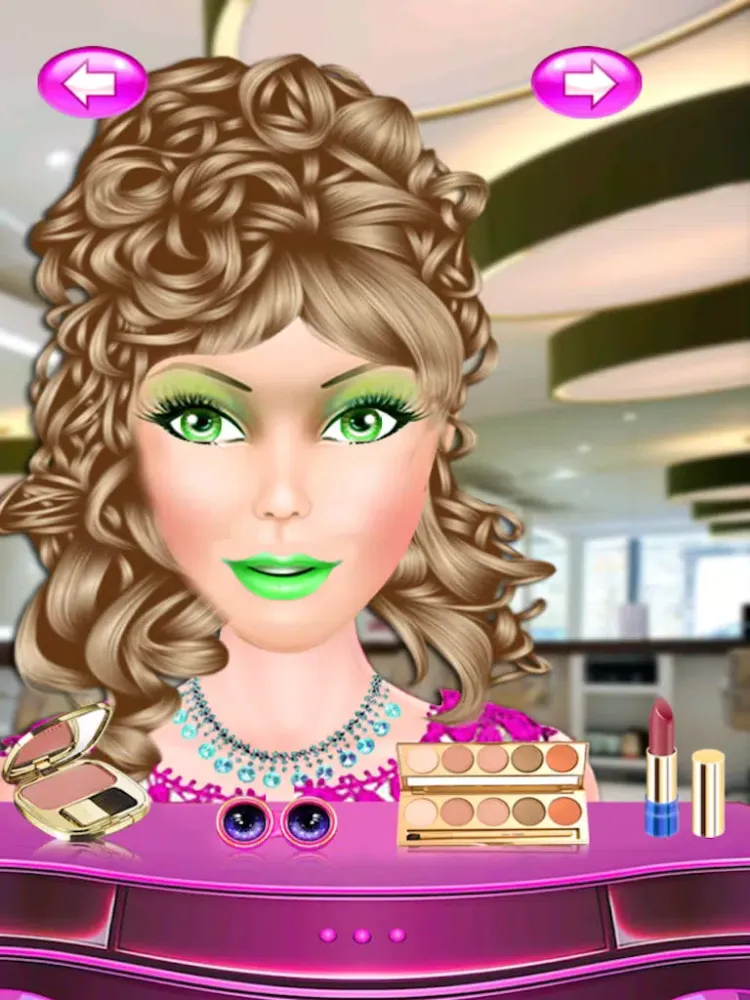 Fashion Makeup Salon - beautiful celebrity games iPad  Ekran Görüntüleri