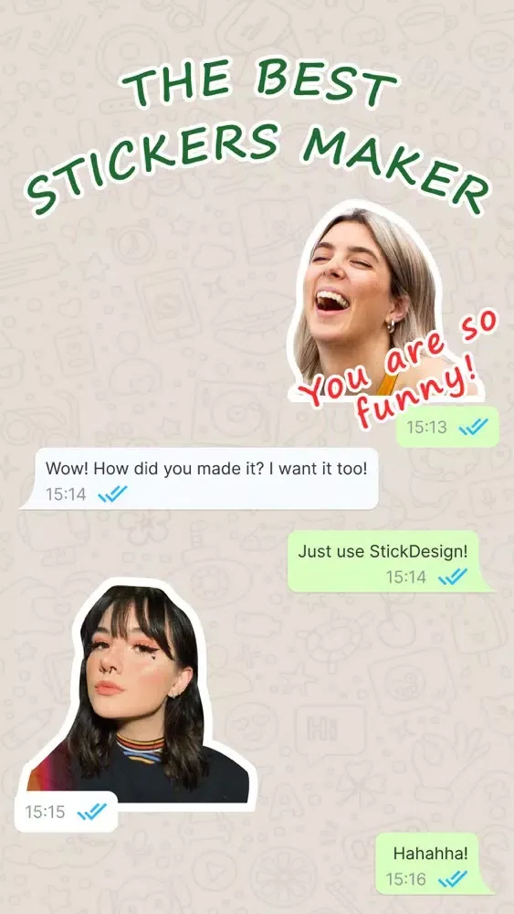Tangkapan skrin Sticker Maker & Top Stickers