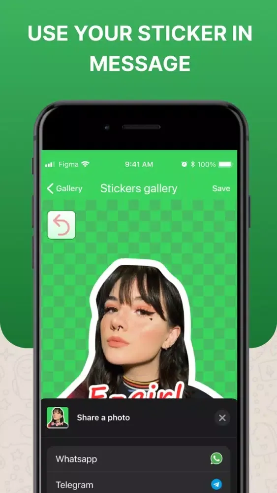 Tangkapan skrin Sticker Maker & Top Stickers