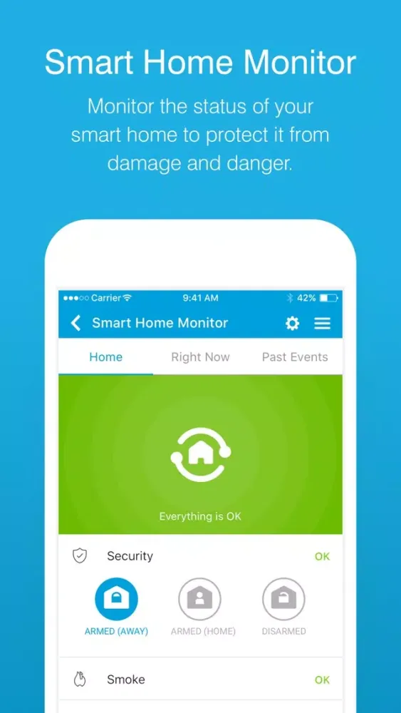 Tangkapan layar SmartThings Classic