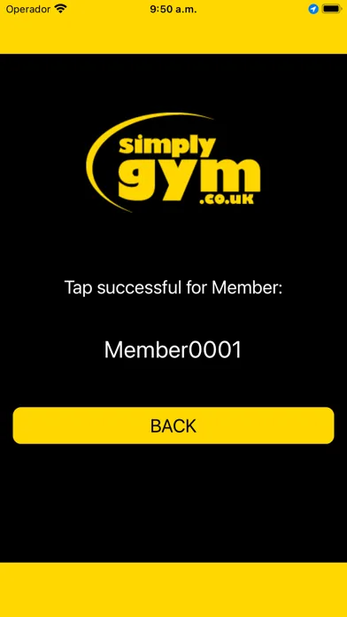 Simply Gym Tile Access Screenshots