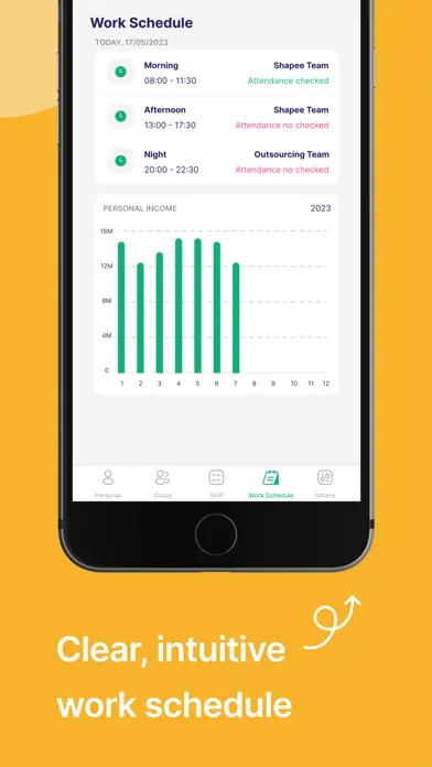 Screenshot di Timesheet, Hours Tracker: MyWo