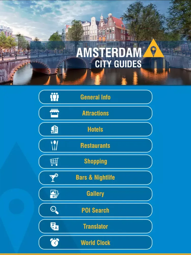 Amsterdam Best Travel Guide iPad  Screenshots