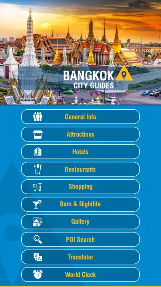 Captures d'écran de Bangkok Tourism