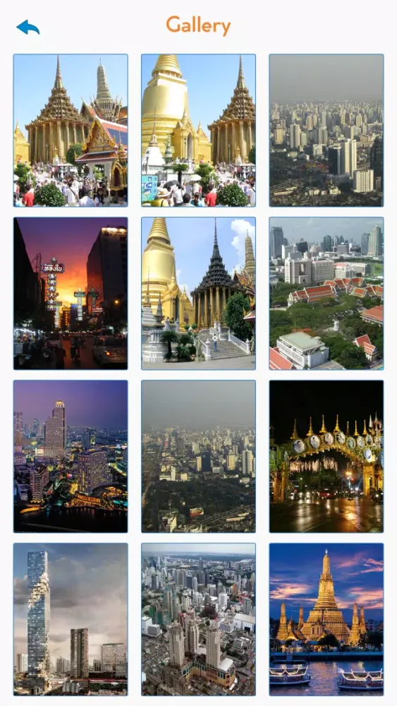 Captures d'écran de Bangkok Tourism