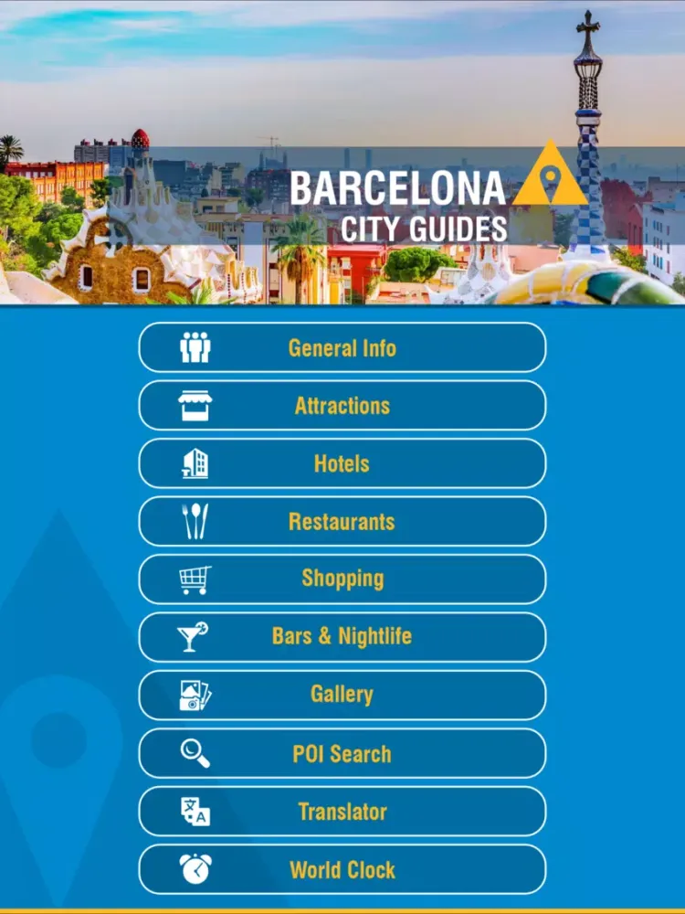 Barcelona Tourism iPad  Screenshots