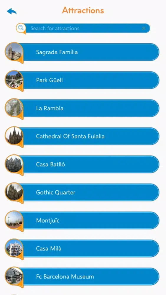 Barcelona Tourism Screenshots