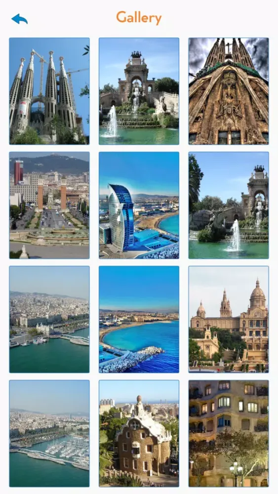 Barcelona Tourism Screenshots
