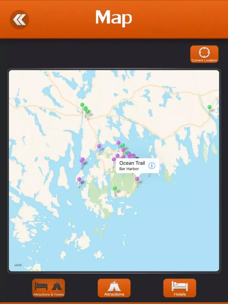 Capturas de pantalla de Bar Harbor Visitors Guide iPad 