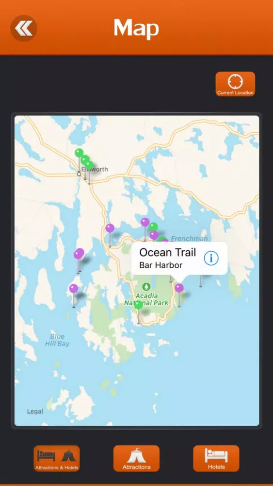 Capturas de pantalla de Bar Harbor Visitors Guide