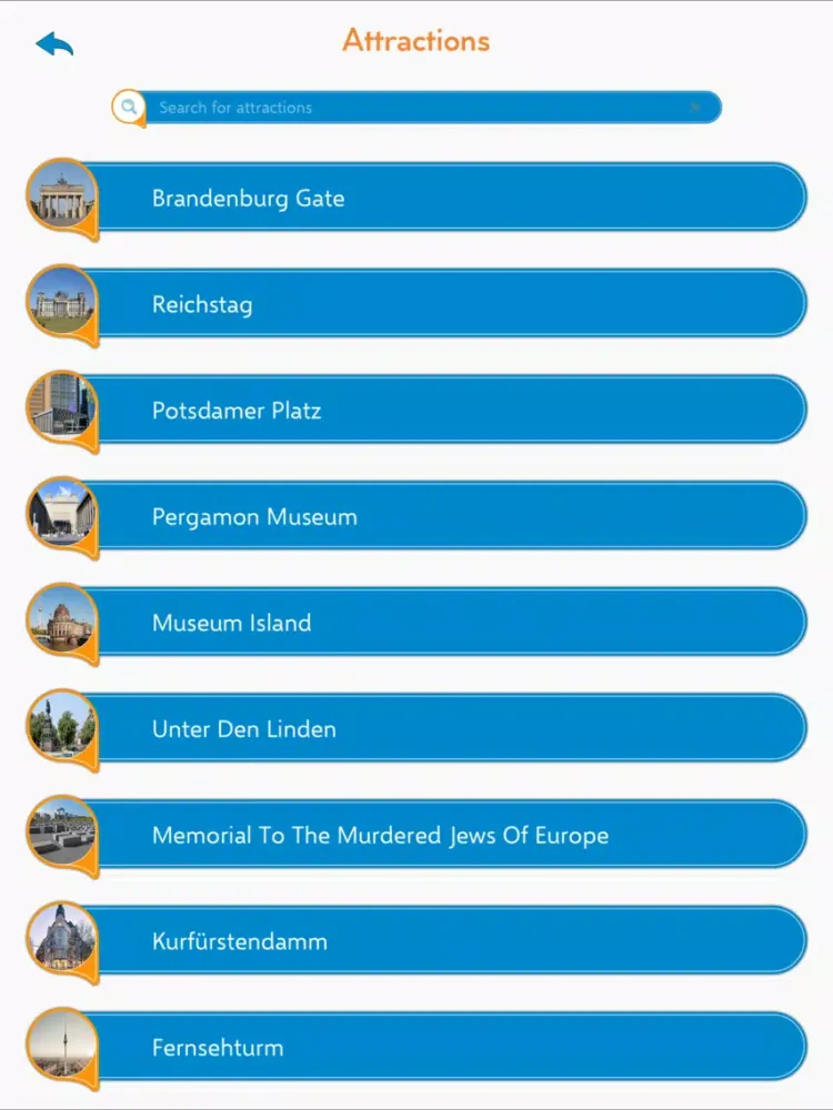 Berlin Tourism iPad 应用截图