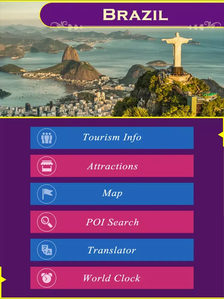Captures d'écran de Brazil Tourist Guide iPad 