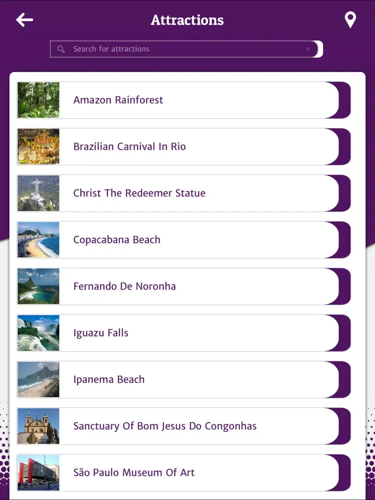 Captures d'écran de Brazil Tourist Guide iPad 