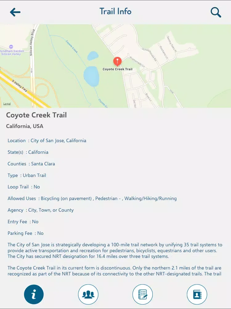 California Recreation Trails iPad  스크린샷