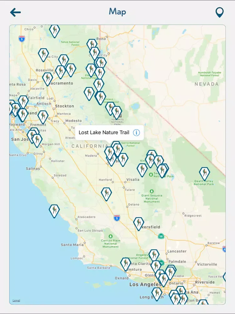 California Recreation Trails iPad  스크린샷