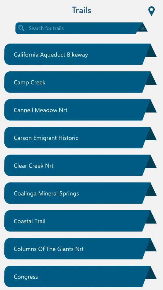 California Recreation Trails 스크린샷