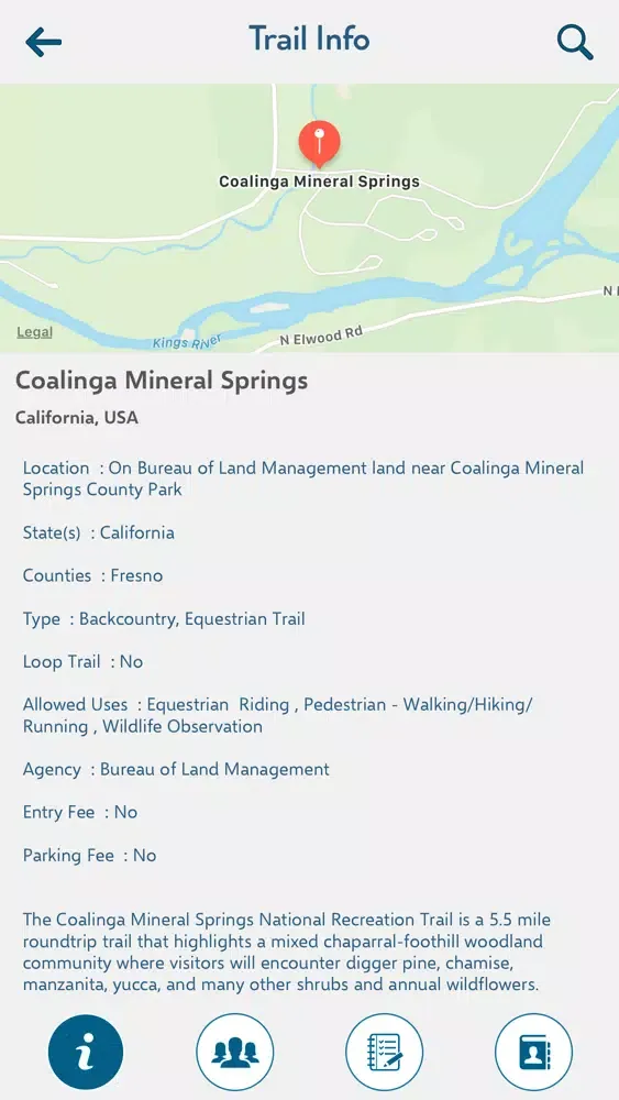 California Recreation Trails 스크린샷