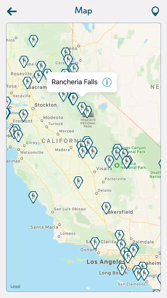 California Recreation Trails 스크린샷