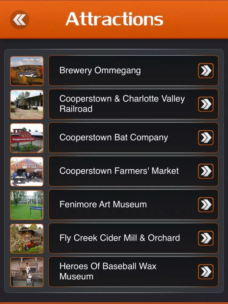 Cooperstown Vacation Guide iPad  スクリーンショット