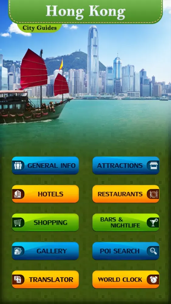 Tangkapan skrin Hong Kong Travel Destinations