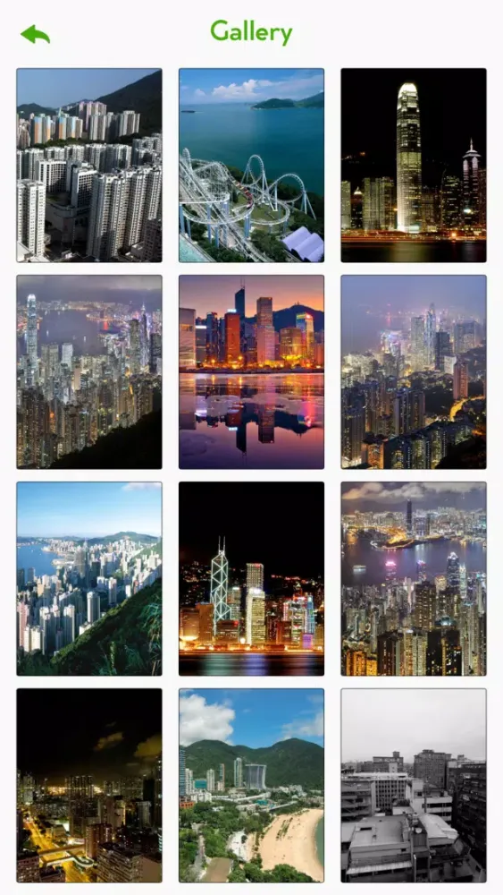 Tangkapan skrin Hong Kong Travel Destinations