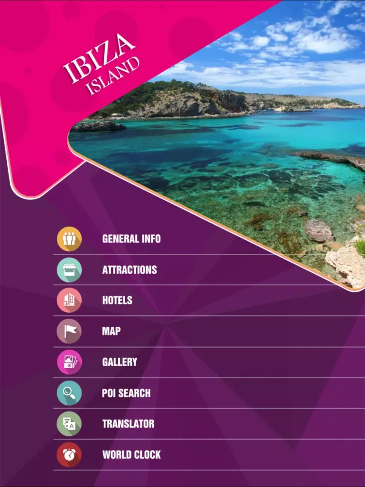 تصاویر Ibiza Island Travel Guide iPad 