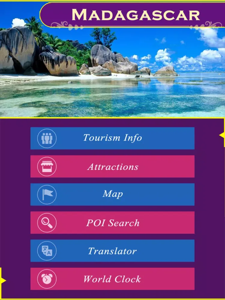 Screenshot di Madagascar Tourist Guide iPad 