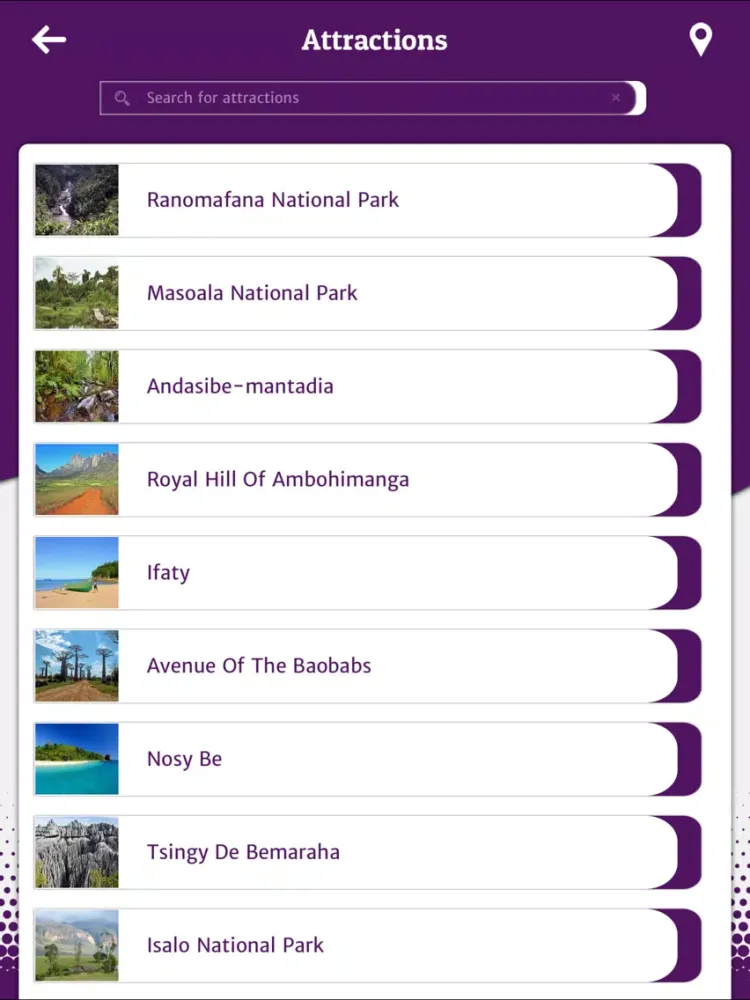 Screenshot di Madagascar Tourist Guide iPad 
