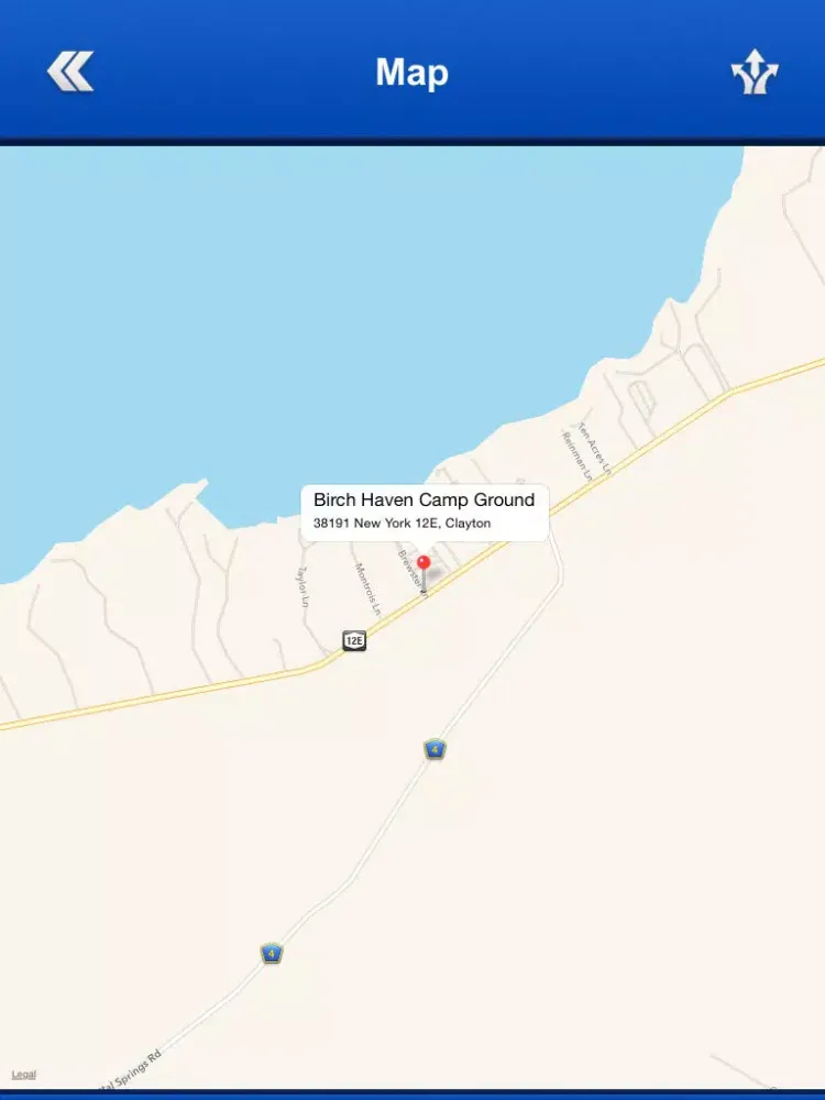 Capturas de pantalla de New York Campgrounds and RV Parks iPad 