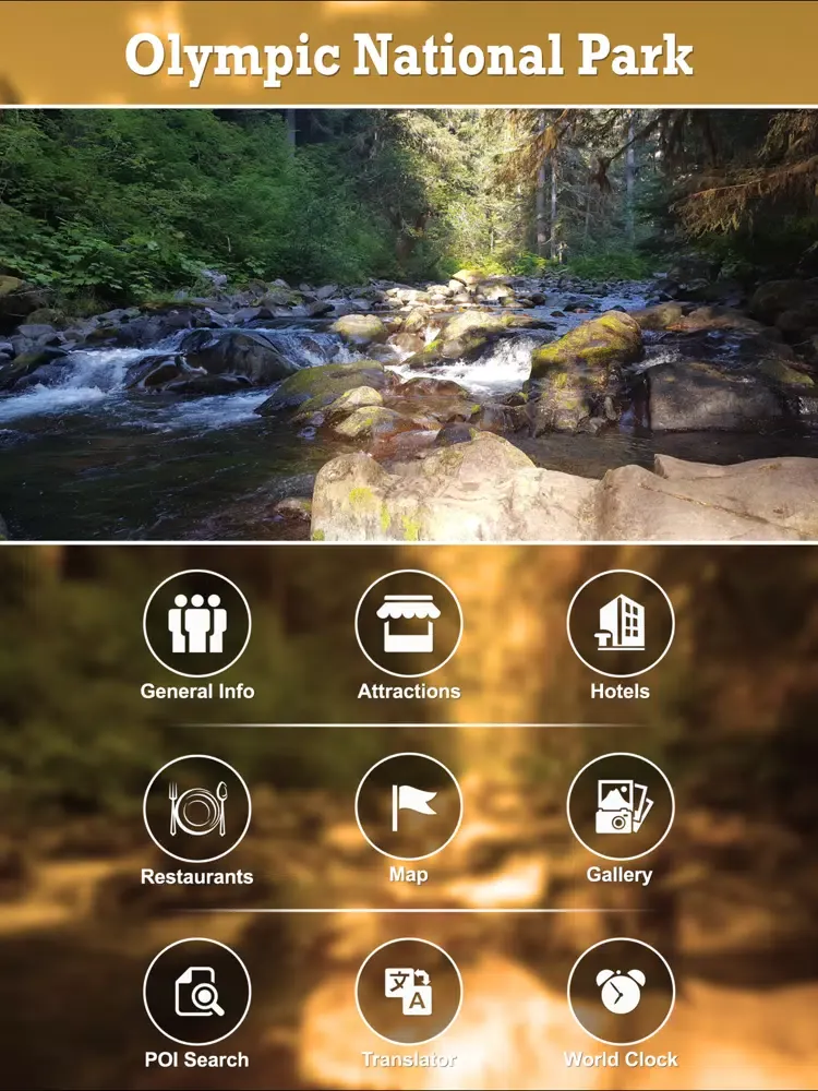 Olympic National Park Guide iPad  Screenshots