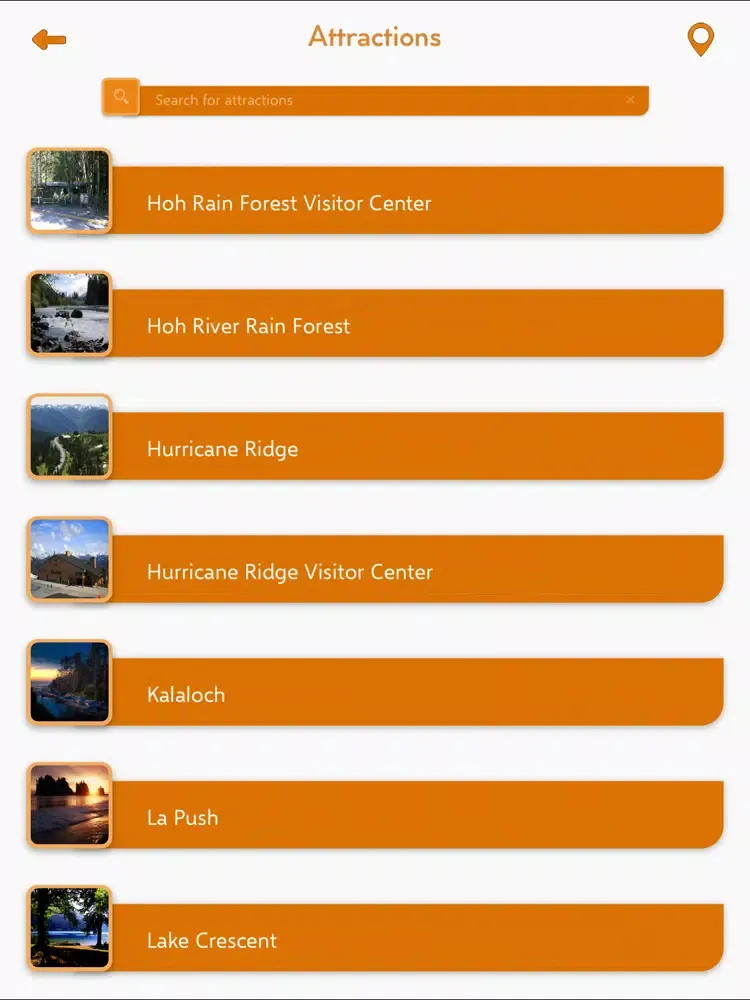 Olympic National Park Guide iPad  Screenshots
