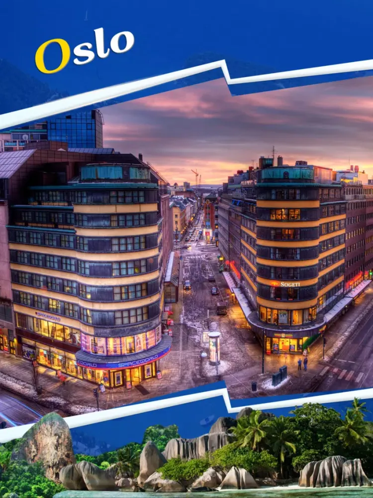 Tangkapan skrin Oslo Travel Guide iPad 