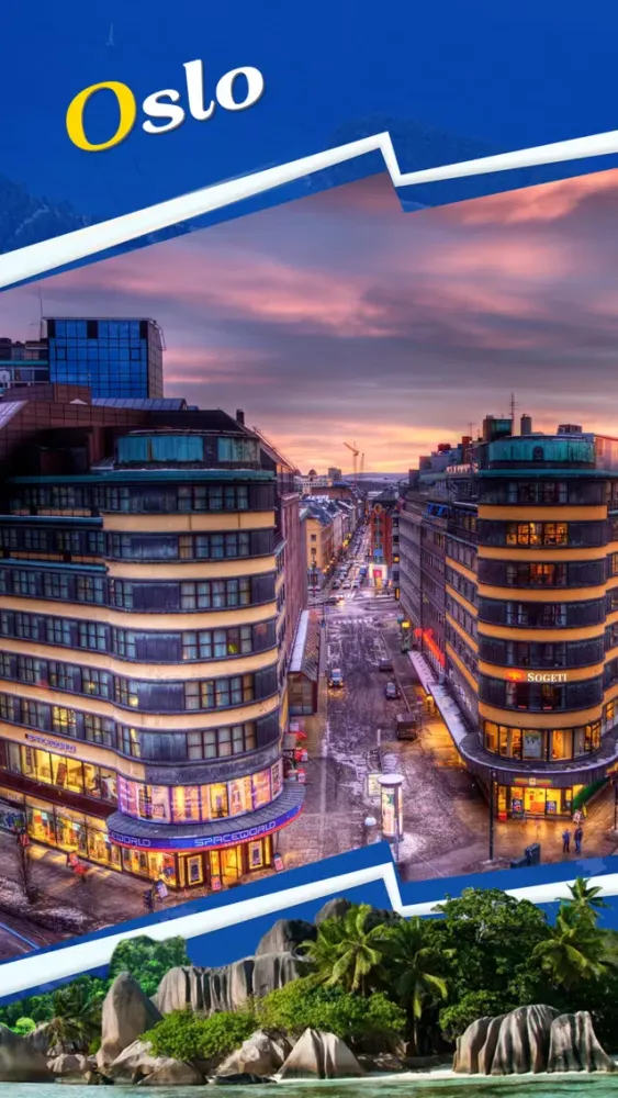 Tangkapan skrin Oslo Travel Guide