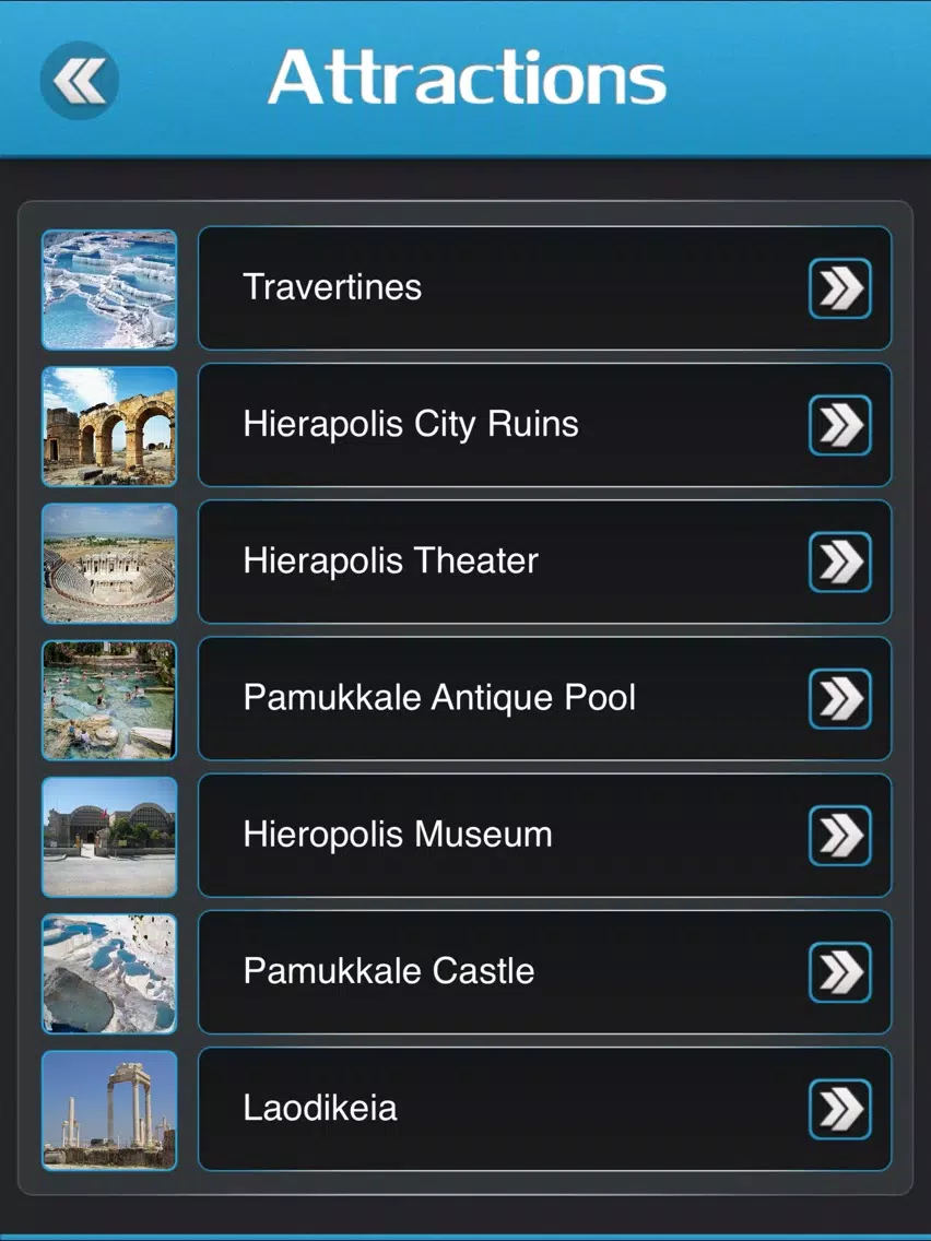 تصاویر Pamukkale Travel Guide iPad 