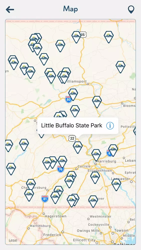 Pennsylvania State Parks - USA سکرین شاٹس