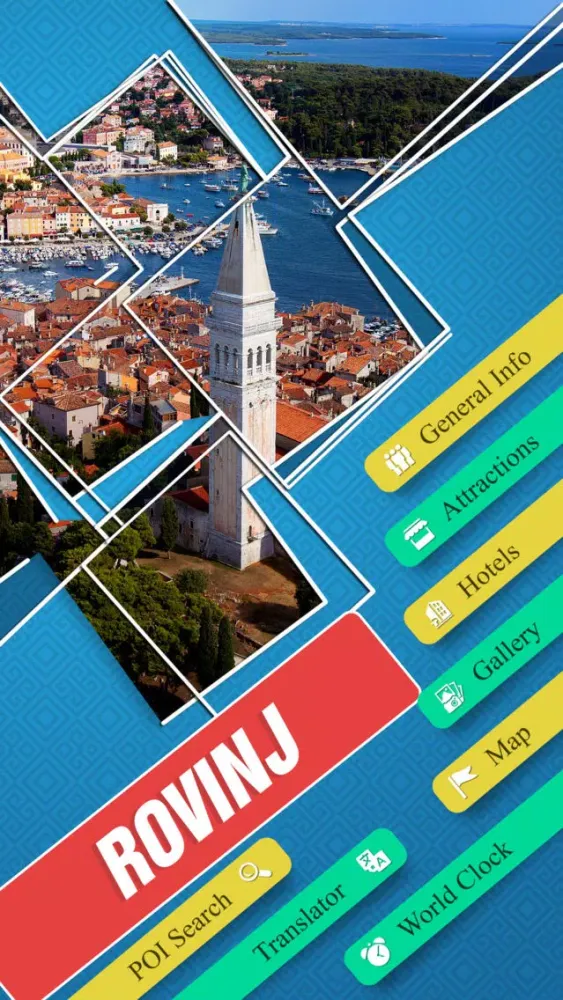 Ảnh chụp màn hình của Rovinj Travel Guide