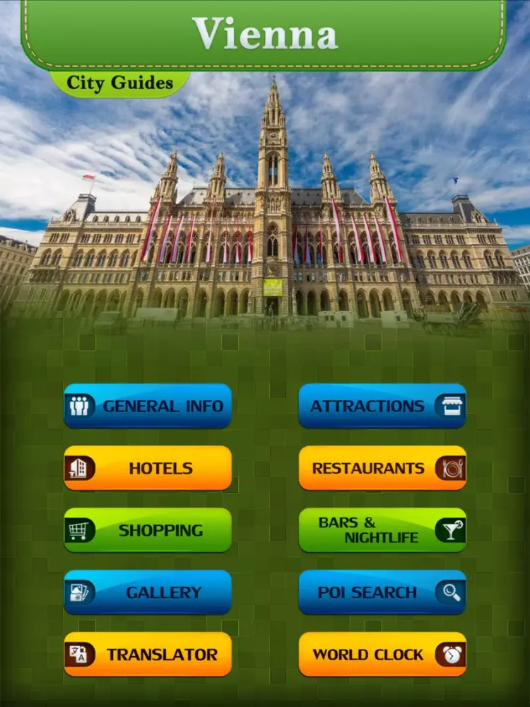 ภาพหน้าจอของ Vienna Tourism Guide iPad 