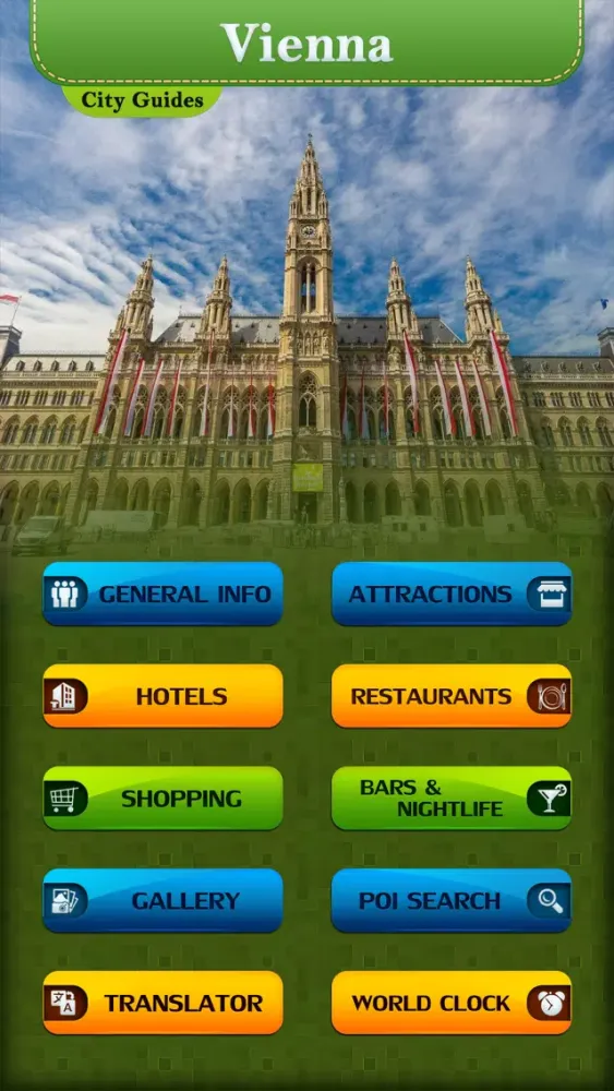 ภาพหน้าจอของ Vienna Tourism Guide