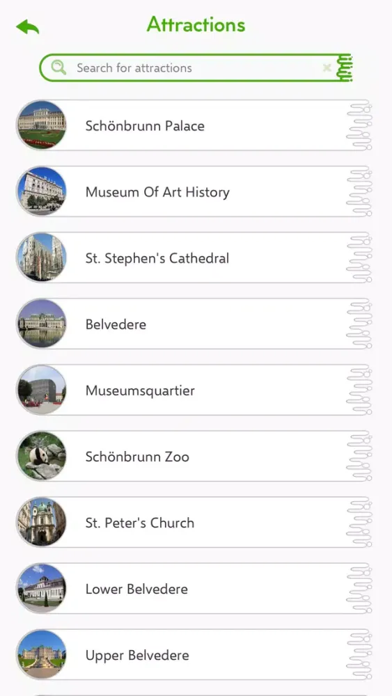 ภาพหน้าจอของ Vienna Tourism Guide