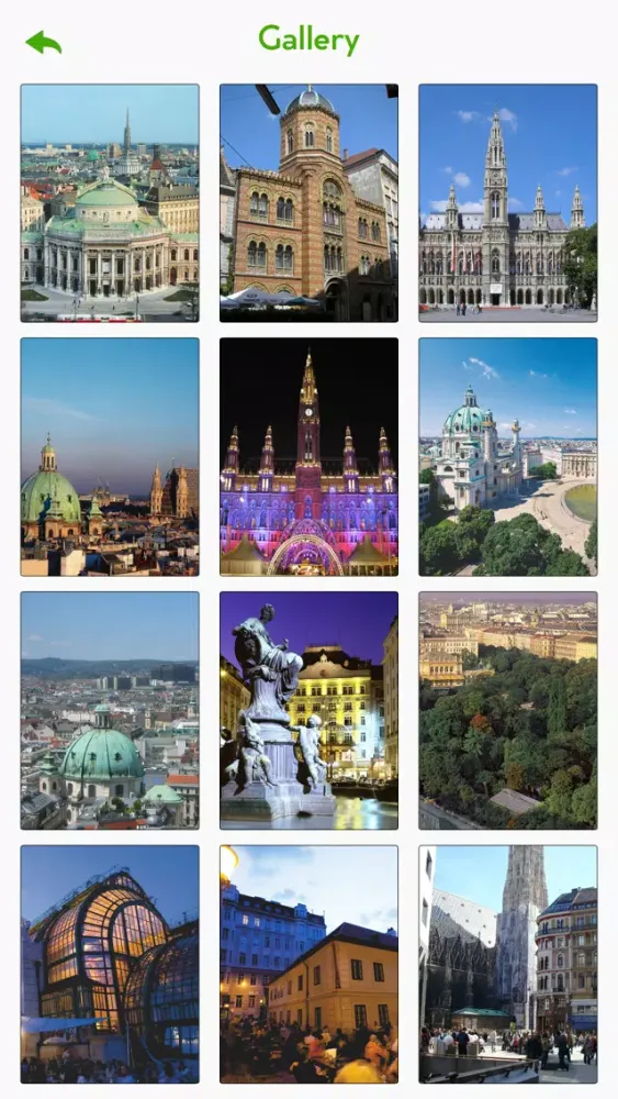 ภาพหน้าจอของ Vienna Tourism Guide
