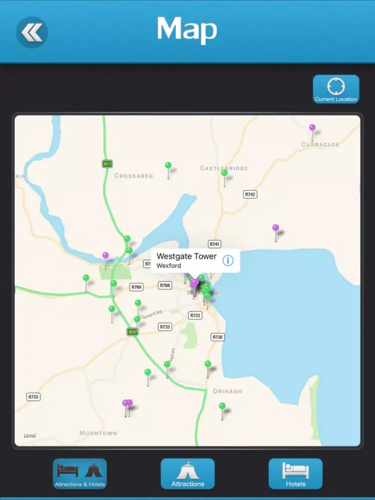 Zrzuty ekranu Wexford Travel Guide iPad 