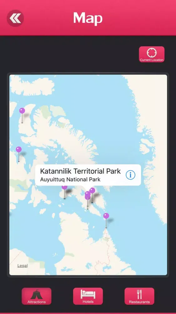 Captures d'écran de Auyuittuq National Park Travel Guide