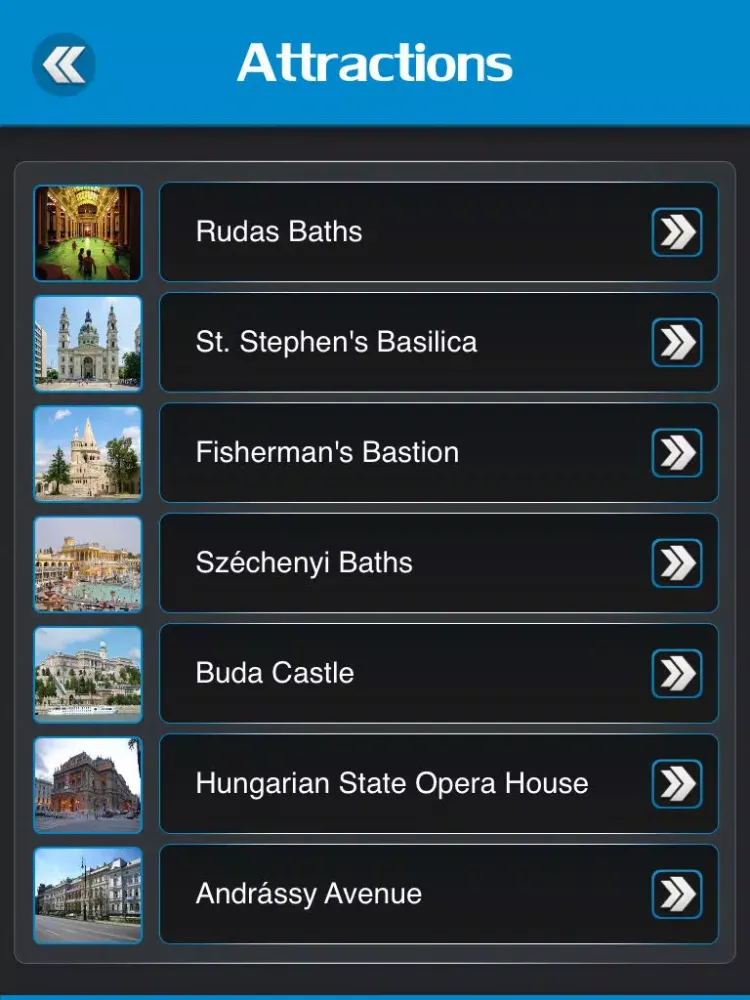 Budapest Tourism iPad  سکرین شاٹس